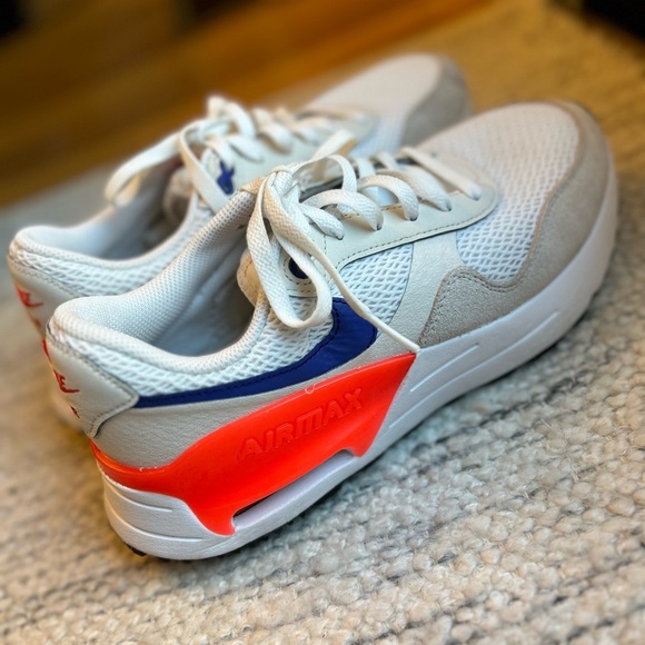 Nike Air Max System White Brite Crimson Lapis Women’s Shoes - Picture 5 of 13